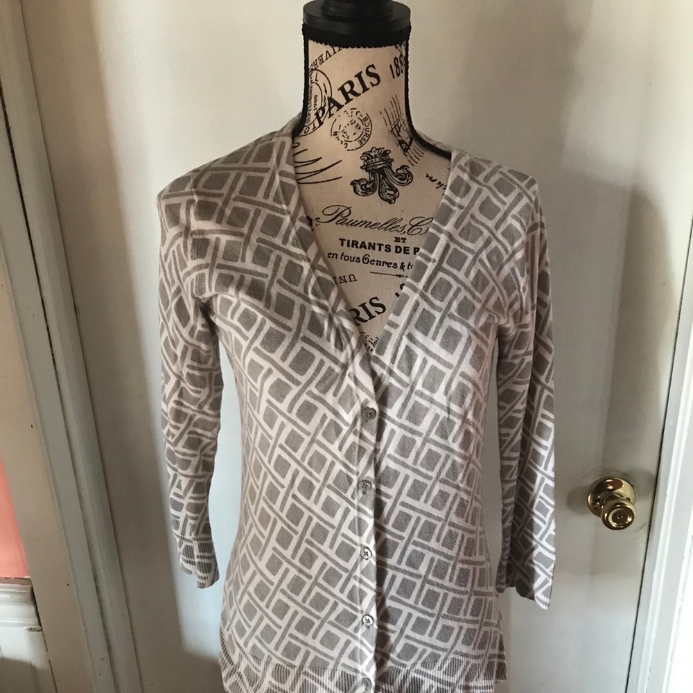 Tan cardigan